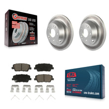 Load image into Gallery viewer, Rear Coat Brake Rotors Ceramic Pad Kit For Kia Sorento With Red Painted Calipers