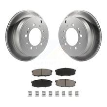 Charger l&#39;image dans la galerie, Rear Coat Brake Rotor Ceramic Pad Kit For Toyota Tundra Sequoia Lexus LX570 Land