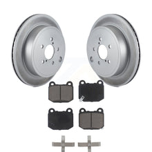 Load image into Gallery viewer, Rear Coated Disc Brake Rotors And Ceramic Pads Kit For Subaru BRZ Toyota 86