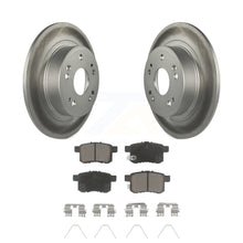 Load image into Gallery viewer, Rear Coated Disc Brake Rotors And Ceramic Pads Kit For Honda Accord Acura TSX