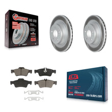 Load image into Gallery viewer, Rear Coated Disc Brake Rotors And Ceramic Pads Kit For Mercedes-Benz CLS550 E550
