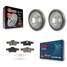 Load image into Gallery viewer, Rear Coated Disc Brake Rotors And Ceramic Pads Kit For Mercedes-Benz E550