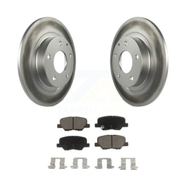 [Rear] 2014-2015 Mazda 6 Premium Coated Rotors & Ceramic Pads Brake Kit For Max Braking