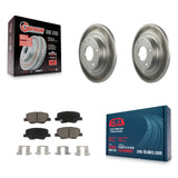 [Rear] 2014-2015 Mazda 6 Premium Coated Rotors & Ceramic Pads Brake Kit For Max Braking