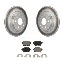 Charger l&#39;image dans la galerie, Rear Coated Disc Brake Rotors And Ceramic Pads Kit For 2014-2020 Fiat 500L