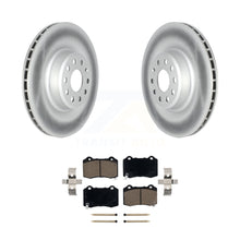 Charger l&#39;image dans la galerie, Rear Coated Disc Brake Rotors And Ceramic Pads Kit For Tesla X S