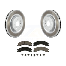 Charger l&#39;image dans la galerie, Rear Coat Brake Rotors Ceramic Pad Kit For 2012-2021 Nissan NV2500 NV3500 NV1500