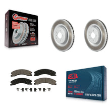 Load image into Gallery viewer, Rear Coat Brake Rotors Ceramic Pad Kit For 2012-2021 Nissan NV2500 NV3500 NV1500