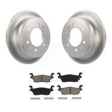 Load image into Gallery viewer, Rear Coated Disc Brake Rotors And Ceramic Pads Kit For Hummer H3 H3T