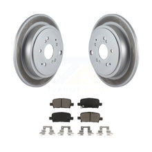 Load image into Gallery viewer, Rear Coated Disc Brake Rotors And Ceramic Pads Kit For Honda Pilot Acura MDX