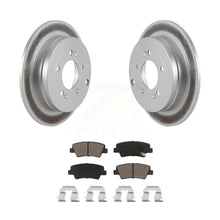 Load image into Gallery viewer, Rear Coated Disc Brake Rotors And Ceramic Pads Kit For 2007-2009 Kia Amanti