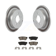 Charger l&#39;image dans la galerie, Rear Coated Disc Brake Rotors And Ceramic Pads Kit For 2006-2009 Hyundai Azera