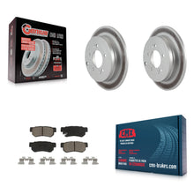 Charger l'image dans la galerie, [Rear] 2006-2009 Hyundai Azera Premium Coated Rotors &amp; Ceramic Pads Brake Kit For Max Braking