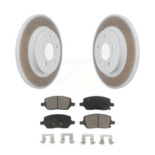 Load image into Gallery viewer, Rear Coated Brake Rotor &amp; Ceramic Pad Kit For Chevrolet Uplander Pontiac Montana