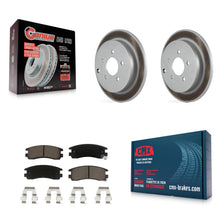 Load image into Gallery viewer, Rear Coated Brake Rotor &amp; Ceramic Pad Kit For Buick Rendezvous Chevrolet Venture