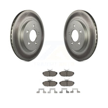 Load image into Gallery viewer, Rear Coated Disc Brake Rotors And Ceramic Pads Kit For Ford Mustang