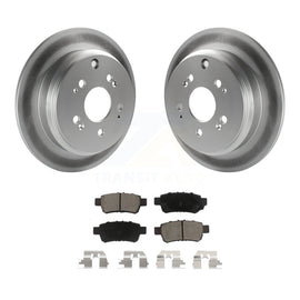 [Rear] 2005-2010 Honda Odyssey Premium Coated Rotors & Ceramic Pads Brake Kit For Max Braking