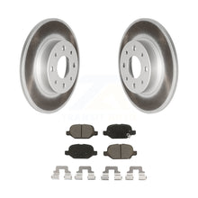 Charger l&#39;image dans la galerie, Rear Coated Disc Brake Rotors And Ceramic Pads Kit For Fiat 500