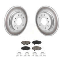 Load image into Gallery viewer, Rear Coated Disc Brake Rotors And Ceramic Pads Kit For Mazda 3 Sport