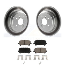 Charger l&#39;image dans la galerie, Rear Coated Disc Brake Rotors Ceramic Pad Kit For Honda Pilot Ridgeline Passport