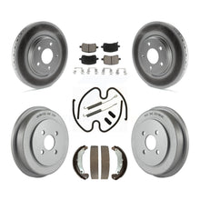 Load image into Gallery viewer, Front Rear Coat Disc Brake Rotors Ceramic Pad Drum Kit (7Pc) For Pontiac Pursuit
