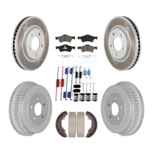 Load image into Gallery viewer, Front Rear Coat Brake Rotor Ceramic Pad Drum Kit (7Pc) For Dodge Chrysler Town &amp;