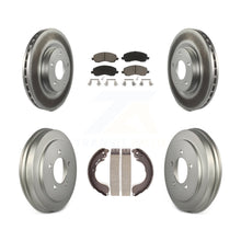 Load image into Gallery viewer, Front Rear Coat Brake Rotors Ceramic Pad Drum Kit For Jeep Patriot Compass Dodge