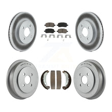 Load image into Gallery viewer, Front Rear Coat Brake Rotor Ceramic Pad Drum Kit For Chevrolet Cobalt Saturn Ion