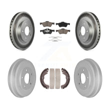 Load image into Gallery viewer, Front Rear Coat Brake Rotor Ceramic Pad Drum Kit For Ford Escape Mercury Mariner