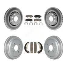 Charger l'image dans la galerie, Front Rear Coat Brake Rotors Ceramic Pad Drum Kit For Chevrolet Aveo Spark Aveo5