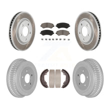Charger l'image dans la galerie, Front Rear Coat Brake Rotor Ceramic Pad Drum Kit For Dodge Grand Caravan Voyager