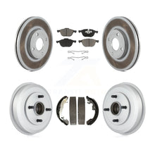 Load image into Gallery viewer, Front Rear Coated Disc Brake Rotors Ceramic Pads And Drum Kit For Ford Focus