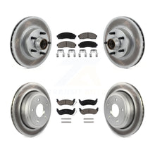 Charger l'image dans la galerie, [Front+Rear] 2010-2011 Ford Ranger RWD Premium Coated Rotors &amp; Ceramic Pads Brake Kit For Max Braking