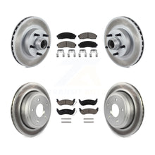 Load image into Gallery viewer, Front Rear Coated Disc Brake Rotors And Ceramic Pads Kit For Mazda B2300