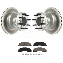 Load image into Gallery viewer, Front Coat Brake Rotor Ceramic Pad Kit For Ford E-350 Super Duty E-450 Econoline