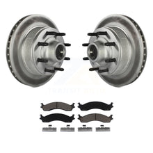 Load image into Gallery viewer, Front Coat Brake Rotor Ceramic Pad Kit For Ford E-350 Super Duty E-250 Econoline