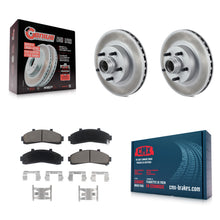 Charger l'image dans la galerie, Front Coated Brake Rotors Ceramic Pad Kit For Ford Ranger Explorer Mercury Mazda
