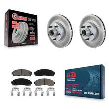 Charger l'image dans la galerie, Front Coated Brake Rotor Ceramic Pad Kit For Ford Ranger Mazda B2300 B3000 B4000