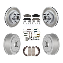 Load image into Gallery viewer, Front Rear Coat Brake Rotor Ceramic Pad Drum Kit (7Pc) For 06-09 Ford Ranger RWD