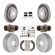 Load image into Gallery viewer, Front Rear Coated Disc Brake Rotor Ceramic Pad Drum Kit (9Pc) For Toyota Corolla