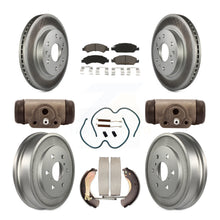 Charger l'image dans la galerie, Front Rear Coated Brake Rotor Ceramic Pad Drum Kit (9Pc) For Chevrolet Silverado