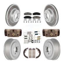 Load image into Gallery viewer, Front Rear Coated Brake Rotor Ceramic Pad &amp; Drum Kit (9Pc) For Ford Ranger Mazda