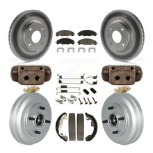 Load image into Gallery viewer, Front Rear Coated Disc Brake Rotor Ceramic Pad And Drum Kit (9Pc) For Ford Focus