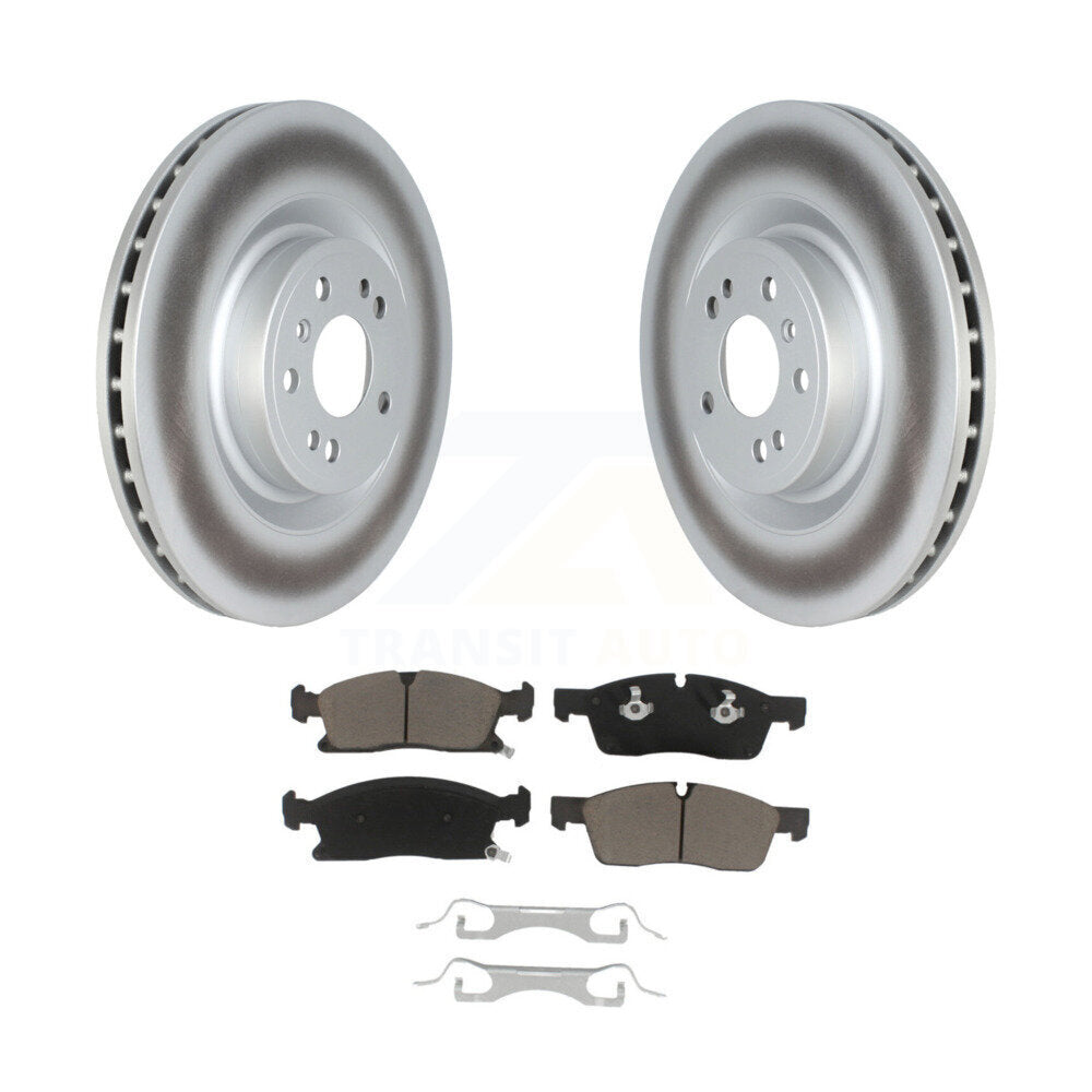 Front Coat Disc Brake Rotor Ceramic Pad Kit For Mercedes-Benz ML350 GLE350 ML400