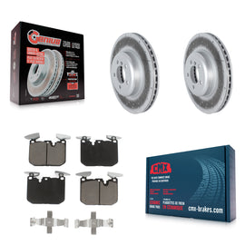 Front Coat Brake Rotor Ceramic Pad Kit For BMW 335i xDrive 435i 330i 340i 230i 3