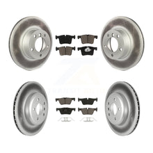 Load image into Gallery viewer, Front Rear Coated Disc Brake Rotors And Ceramic Pads Kit For BMW 328i GT xDrive