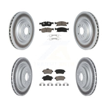 Load image into Gallery viewer, Front Rear Coated Disc Brake Rotors And Ceramic Pad Kit For Mercedes-Benz GLE400