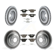 Load image into Gallery viewer, Front Rear Coat Brake Rotors Ceramic Pad Kit For 2012 BMW 335i Convertible/Coupe
