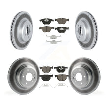 Load image into Gallery viewer, Front Rear Coat Brake Rotors Ceramic Pad Kit For 2012 BMW 335i Convertible/Coupe