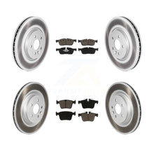 Load image into Gallery viewer, Front Rear Coated Brake Rotor Ceramic Pad Kit For Jaguar F-Pace Land Rover Range